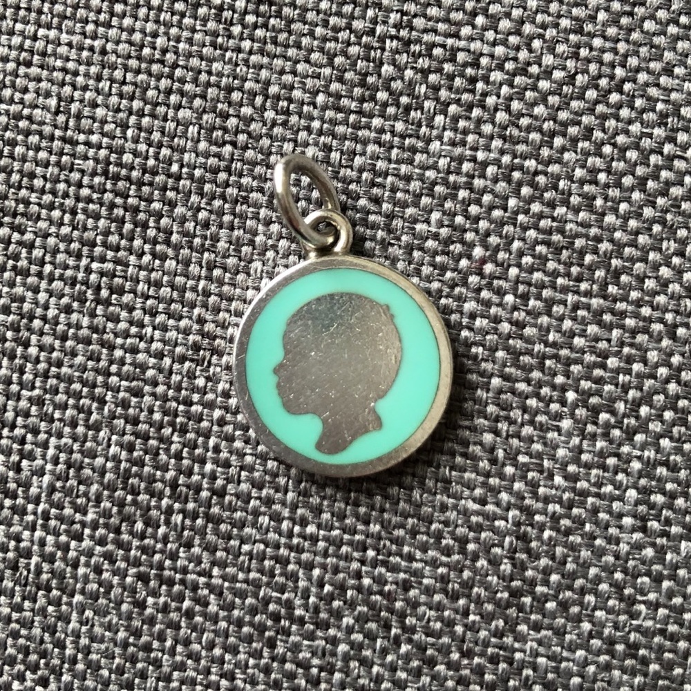 Tiffany & Co Boy Charm Sterling Silver Enamel